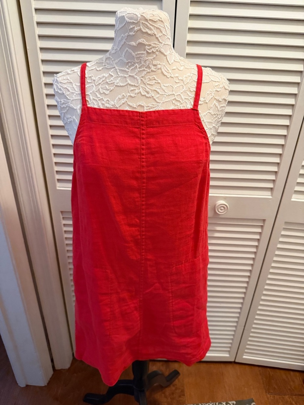 Michael Stars Red Linen Dress